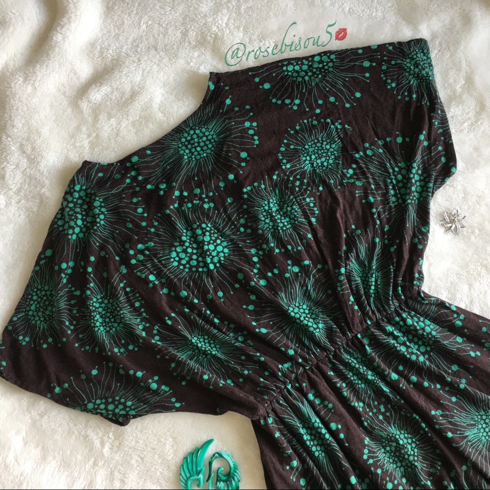 {JULLY KANG} Los Angeles Dolman Deep V-Neck Dress - Picture 5 of 7